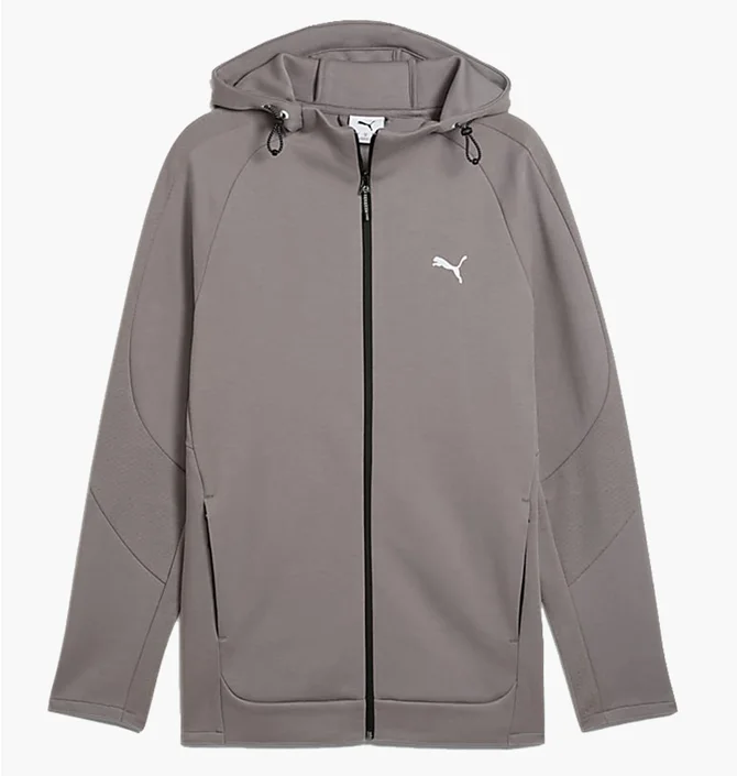 Толстовка мужская Puma Evostripe Full-Zip Hoodie Grey 684613-79