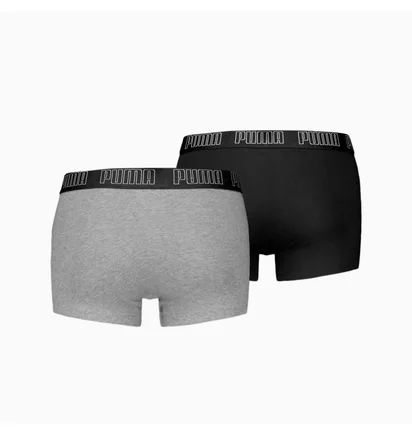 Трусы мужские Puma Everyday Trunk Grey/Black (2 шт) 938321-02