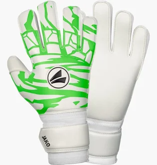 Перчатки вратарские Jako Gk Animal Basic Rc White/Green DT-2596-023