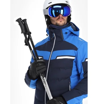 Куртка мужская CMP Jacket Zip Hood Blue 33W0887-N950