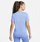 Футболка женская Nike Womens Dri-Fit Swoosh T-Shirt Light Blue FB4696-450