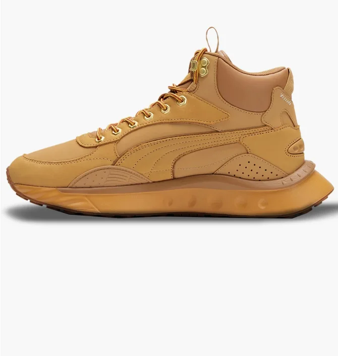 ᐉ Кросівки жіночі Puma Wild Rider Mid High Top Beige 386320-01