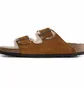 Тапочки женские Birkenstock Arizona Shearling Brown 1001135