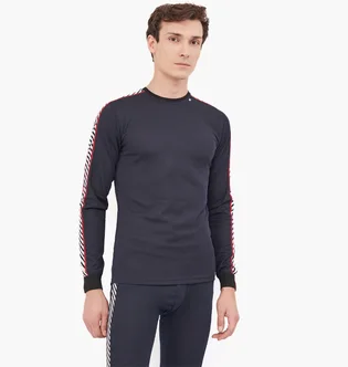 Термобілизна чоловіча Helly Hansen Lifa Stripe Crew Blue 48800-597