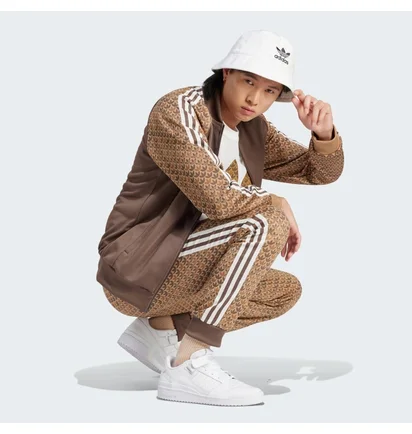 Олимпийка мужская Adidas Sstr Classic Mono Track Top Brown IS0255