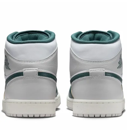 Кросівки чоловічі Air Jordan 1 Mid Se White/Green FQ7720-103