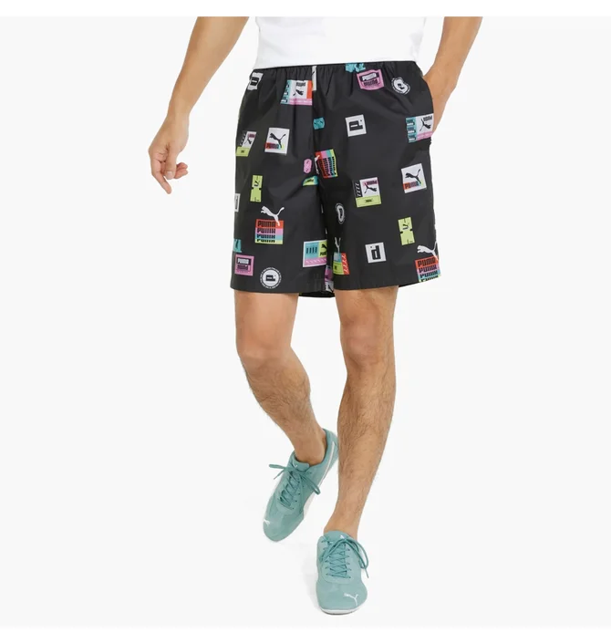 Шорты мужские Puma Brand Love Printed Multi 533669-01