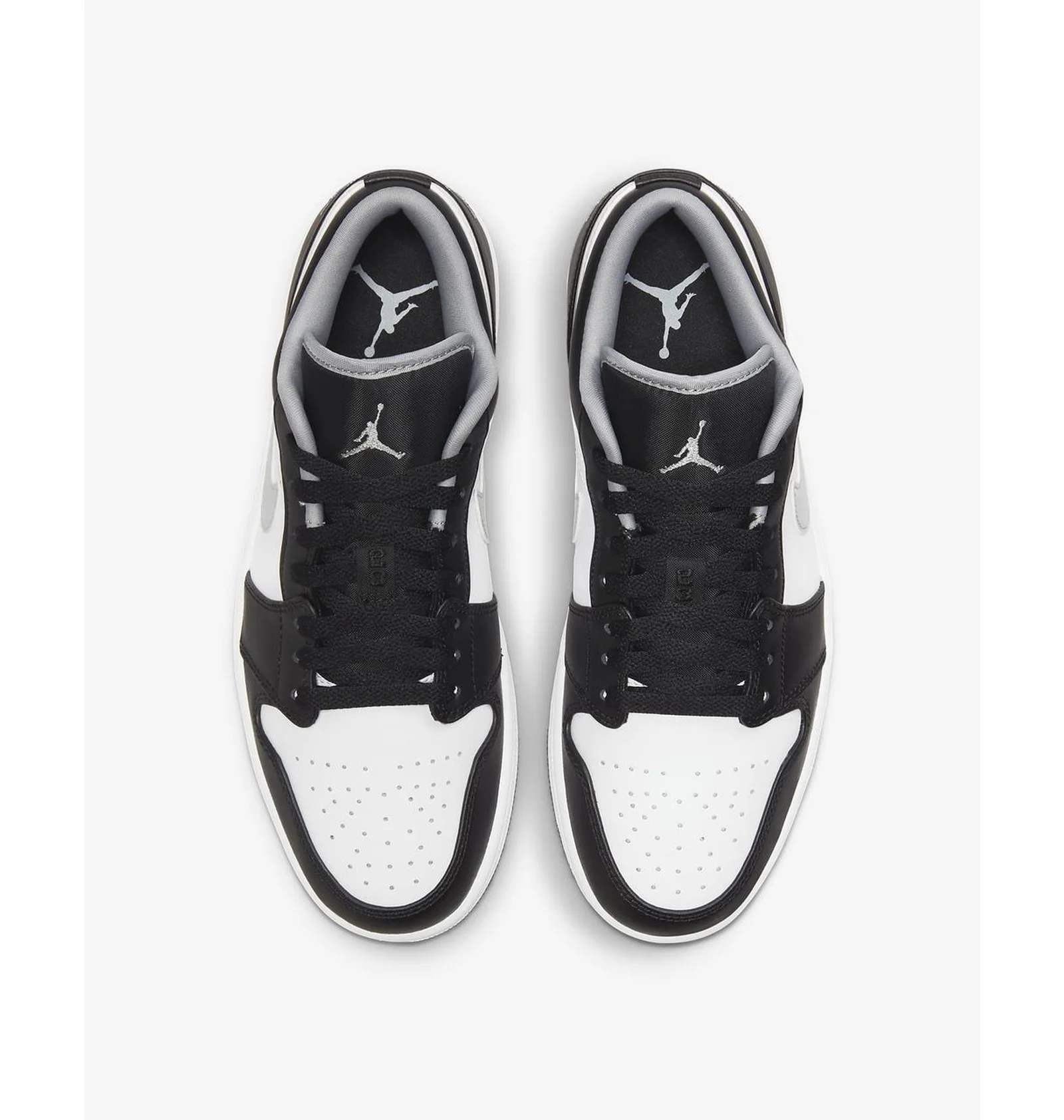 ᐉ Кроссовки мужские Air Jordan 1 Low Black/White 553558-040
