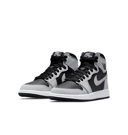 Кросівки дитячі Air Jordan 1 Retro High Og Gs Black/Grey 575441-035