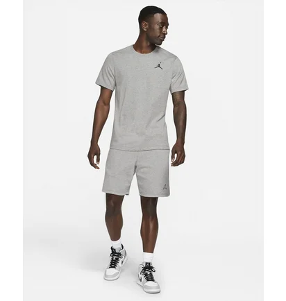 Футболка чоловіча Air Jordan M J Jumpman Emb Ss Crew Grey DC7485-091