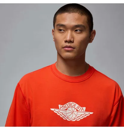 Футболка чоловіча Air Jordan Rare Air Wsh 85 Ss Crew Red IB3130-673