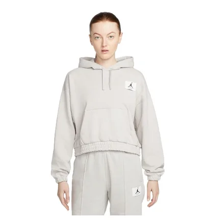 Худи женское Air Jordan Essentials Fleece Hoodie Grey DD6998-012
