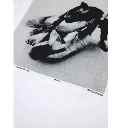 Футболка чоловіча Manto T-Shirt Motion White 3418