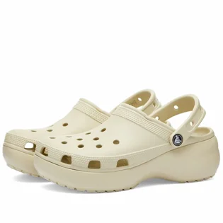 Сандали женские CROCS Classic Platform Clog Beige 206750-2Y2