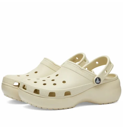 Сандали женские CROCS Classic Platform Clog Beige 206750-2Y2