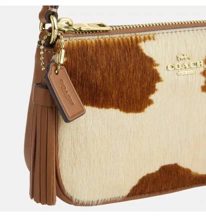 Сумка жіноча Coach Nolita 19 In Haircalf With Cow Print Multi CDW34