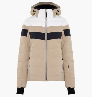 Куртка жіноча CMP Jacket Zip Hood Mechanical Str Beige 34W4586-A435