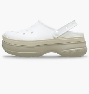 Тапочки унисекс Crocs Classic Stacked Clog White 211355-0WV