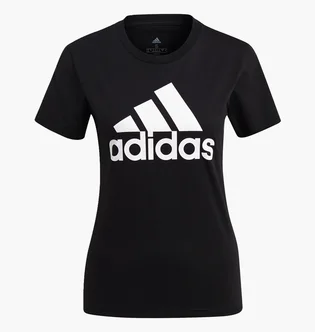 Футболка женская Adidas Essentials Logo Tee Black Gl0722