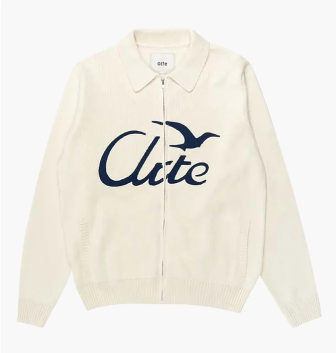 Кофта унисекс Arte Bird Logo Beige SS25-044K