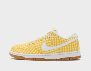 Кроссовки женские Nike Dunk Low Gingham Yellow DZ2777-700