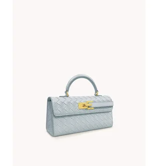 Сумка женская JW PEI Keyla Weave Texture Top Handle Bag Light Blue BB2025BG119211JWP