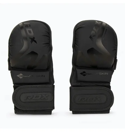 Рукавиці унісекс RDX Grappling Gloves Shooter T-15 Black GSR-T15MB