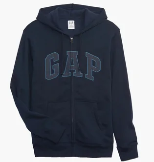 Толстовка чоловіча Gap Fullzip Logo Blue 499917-03