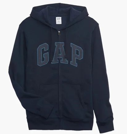 Толстовка чоловіча Gap Fullzip Logo Blue 499917-03