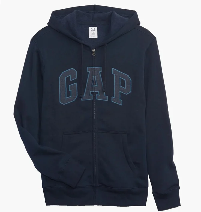 Толстовка чоловіча Gap Fullzip Logo Blue 499917-03