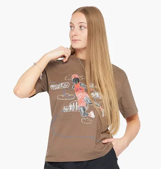 Футболка женская Air Jordan Artist Series Tee Brown DX0420-274