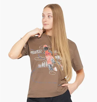 Футболка женская Air Jordan Artist Series Tee Brown DX0420-274