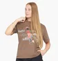 Футболка жіноча Air Jordan Artist Series Tee Brown DX0420-274