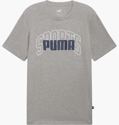 Футболка мужская Puma Collegiate Logo Tee Grey 682214-03