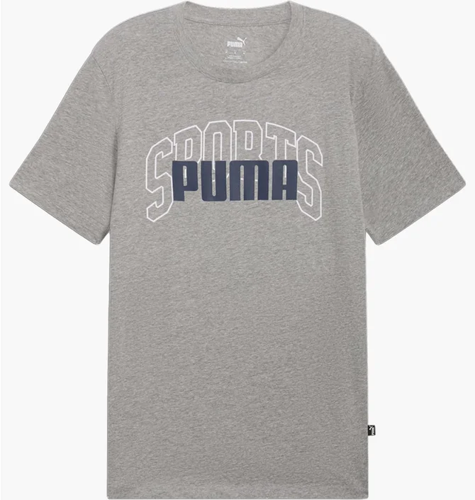 Футболка мужская Puma Collegiate Logo Tee Grey 682214-03
