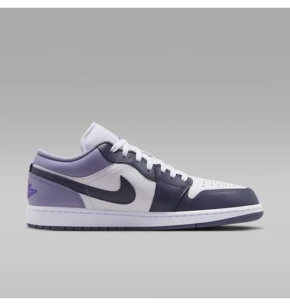 Кроссовки мужские Air Jordan 1 Low Violet/White 553558-145