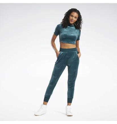 Топ женский Reebok Classics Energy Tight Top Green Hk4934