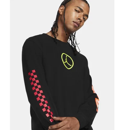 Свитшот мужской Air Jordan Sport Dna Long-Sleeve T-Shirt Black CV3000-010