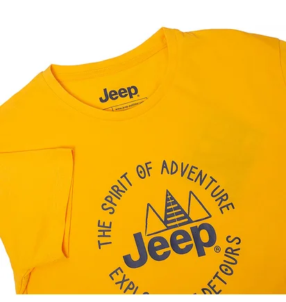 Футболка чоловіча Jeep T-Shirt The Spirit Of Adventure Yellow O102587-Y249