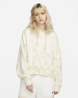 Худи унисекс Nike Sportswear Washed Jersey Over-Oversized Hoodie Beige Dm6716-126