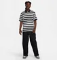 Поло чоловіче Nike Club Striped Polo Shirt Black/White FN3896-010