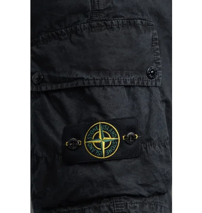 Шорты мужские Stone Island Slim Fit Cargo Bermuda Black 15L100011-S00WA-V0129