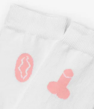 Носки Carne Bollente Love My Feet (1 шт) White SS23SK0102-WHITE