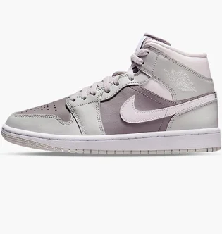 Кроссовки женские Air Jordan 1 Mid Grey/Brown BQ6472-008