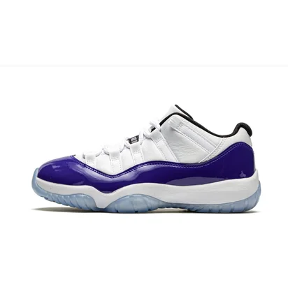 Кросівки жіночі Air Jordan 11 Low Wmns White/Violet AH7860-100