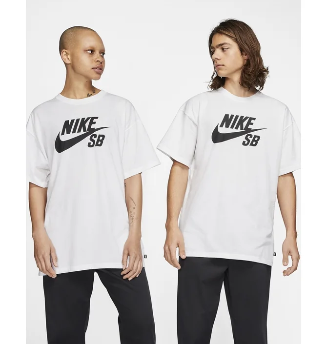 ᐉ Футболка унисекс Nike Sb Logo Skate T-Shirt White CV7539-100