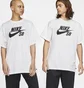 Футболка унисекс Nike Sb Logo Skate T-Shirt White CV7539-100