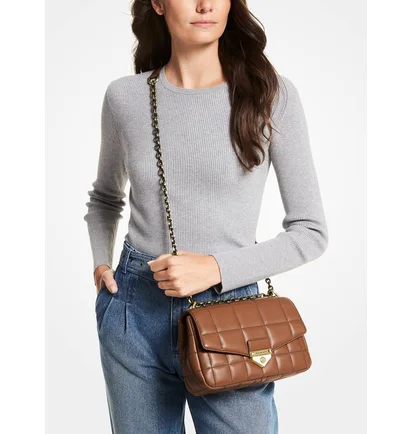 Сумка жіноча Michael Kors Soho Brown 30T1S1SL7Y-LUGGAGE-39048