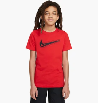 Футболка детская Nike Sportswear Tee Swoosh Red DC7797-657