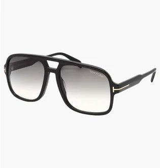 Солнцезащитные очки мужские Tom Ford Falconer Smoke Gradient Navigator Black FT0884-01B-60